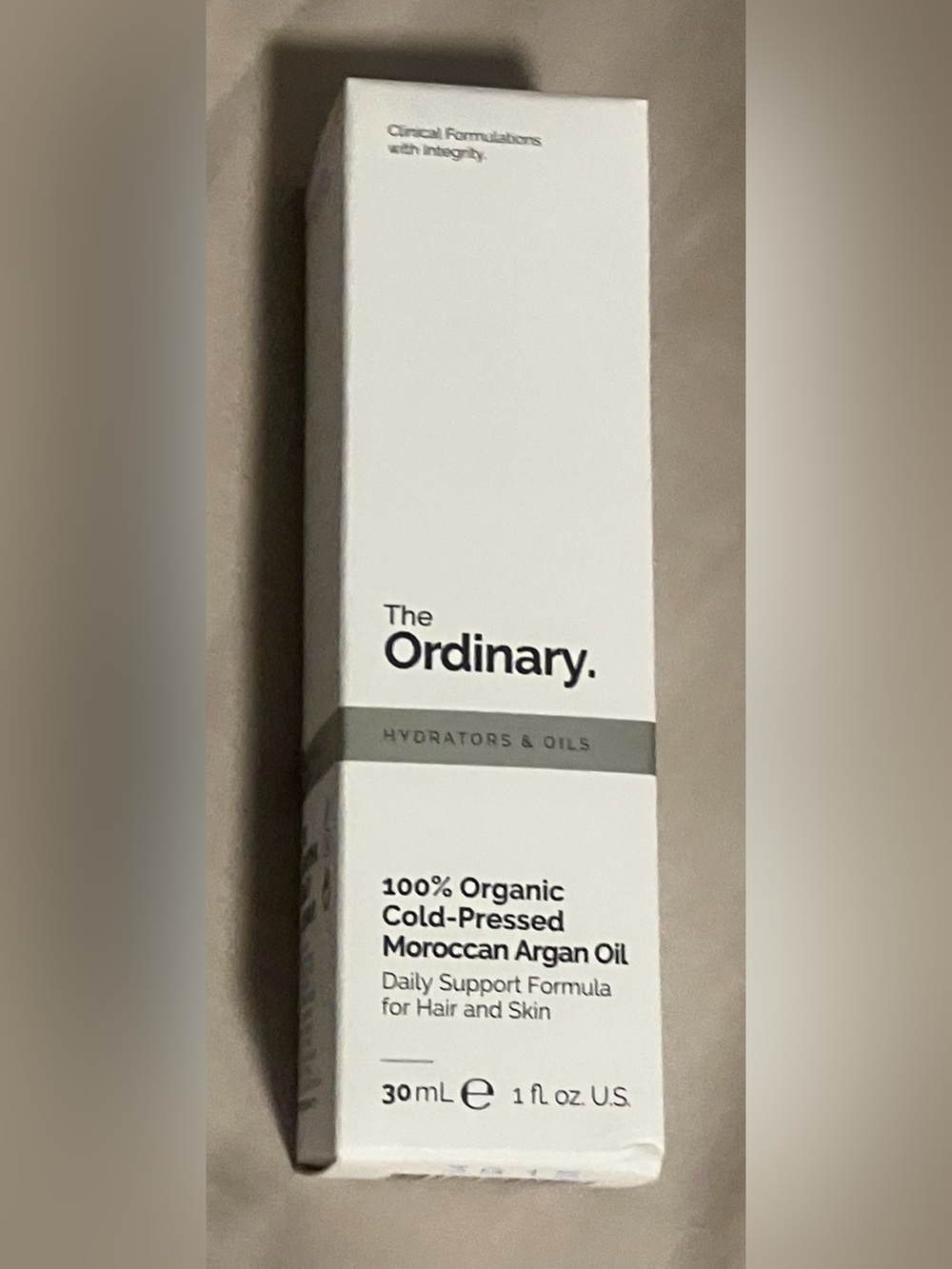 The Ordinary 100% Organic Cold-Pressed Moroccan Argan Oil 30mL